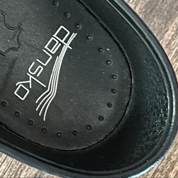 Dansko Brown Floral Paisley Embossed tooled sz 38 - Picture 10 of 13